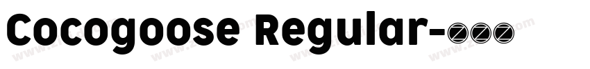 Cocogoose Regular字体转换
